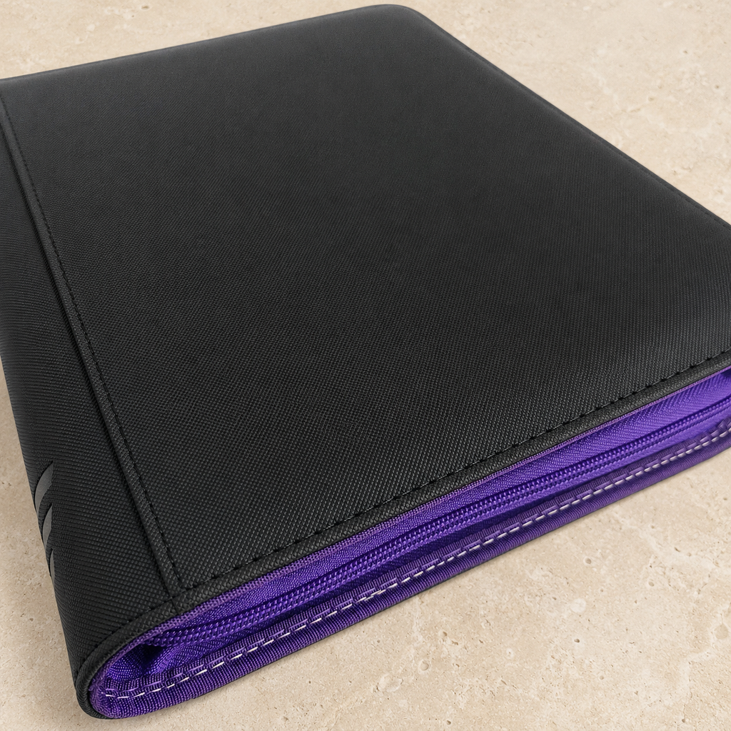 Velko 2x2 Toploader Binder Obsidian Black 160 pockets