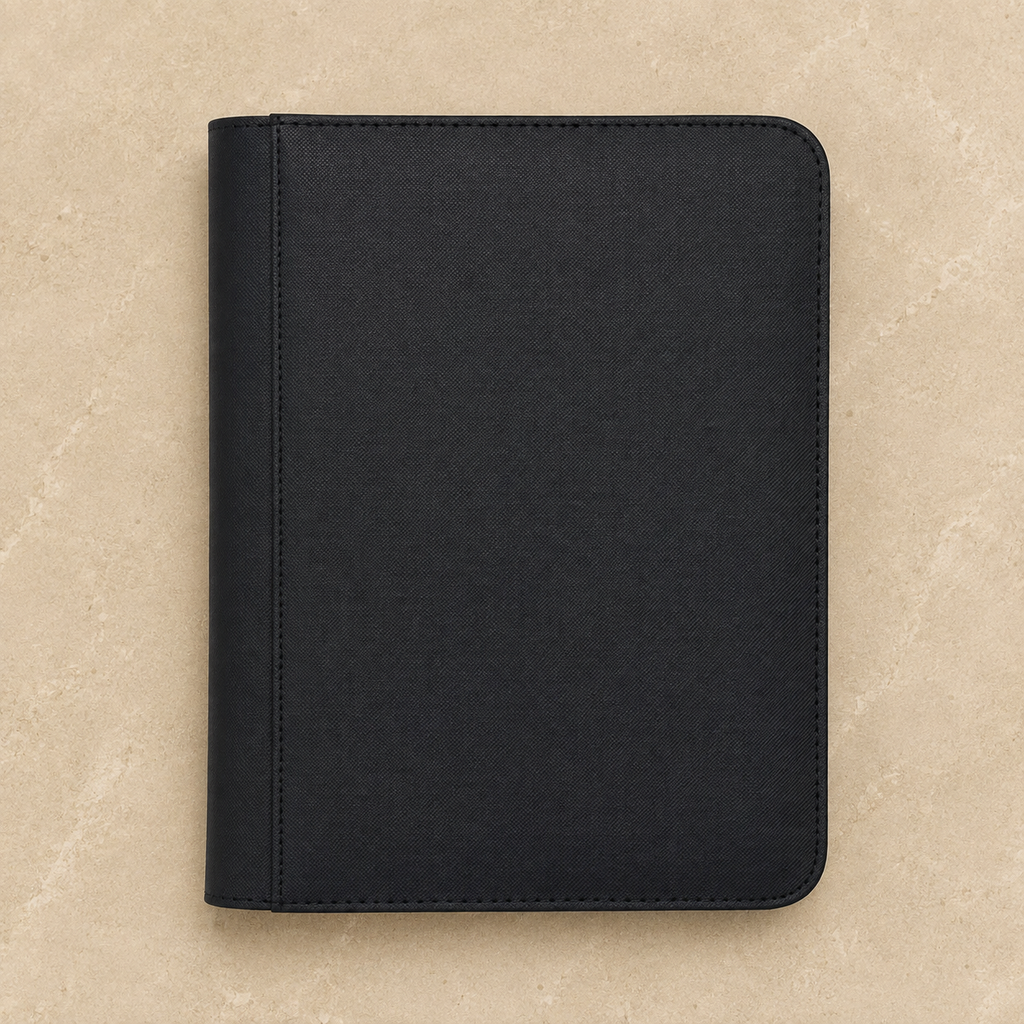 Velko 2x2 Toploader Binder Obsidian Black 160 pockets